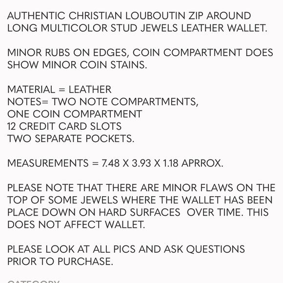 Authentic Louibuton Zipper Leather Wallet - Picture 14 of 14